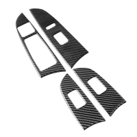 Carbon Fiber Car Interior Casement Lift Switch Cover Trim For Lexus IS250 2009-2013 Interior Accessories Interior Mouldings