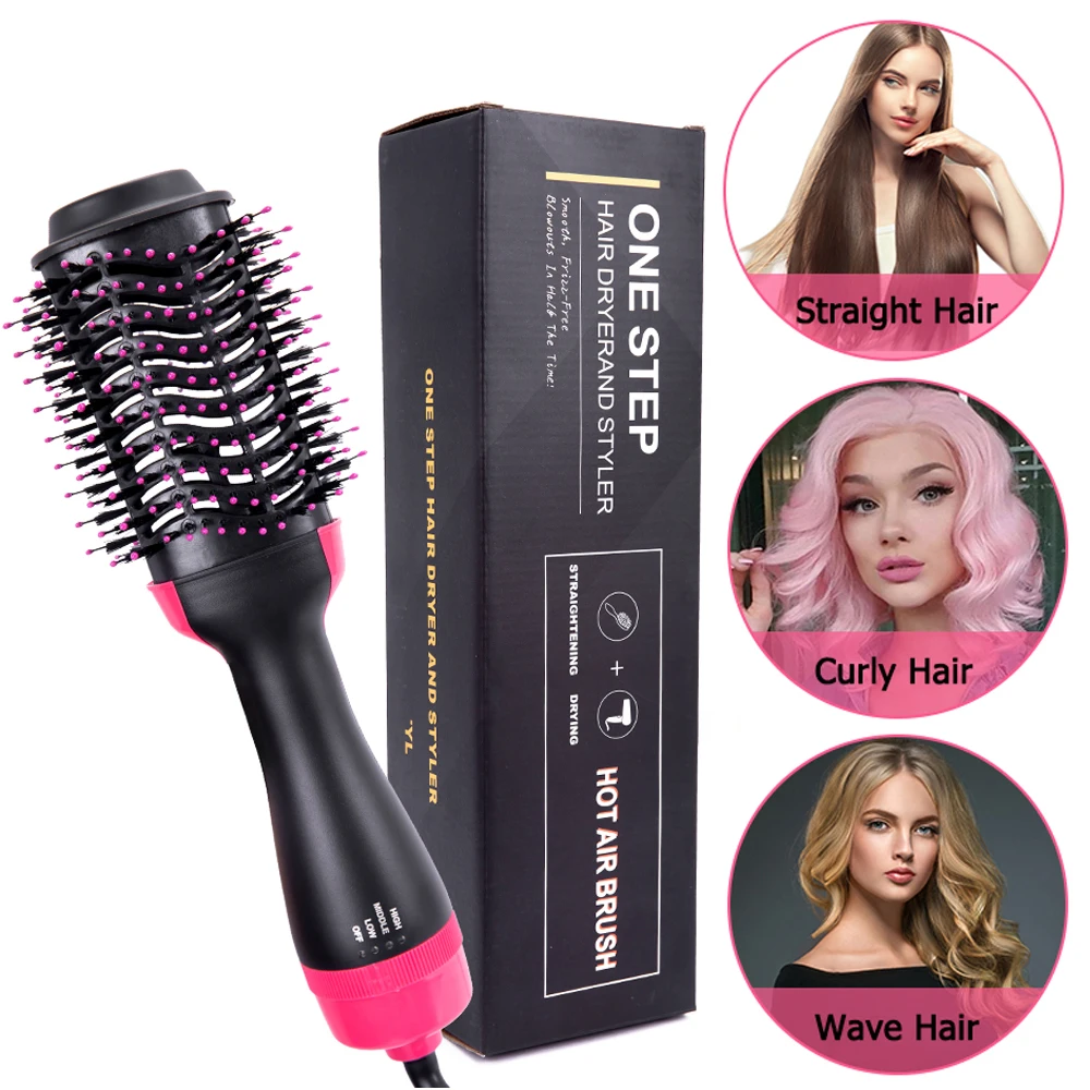 

Leeons Professional Hot Air Brush One Step Volumizer Negative Ion Hair Dryer Styler Blower Brush 4 In 1 One Step Volumizer Blow