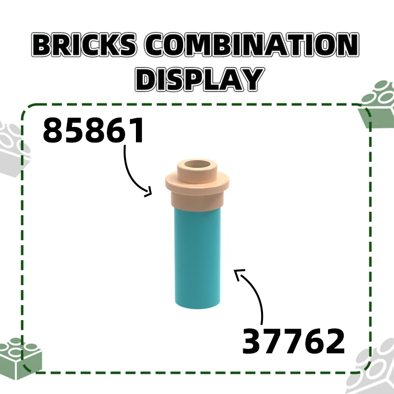 Wange 337Pcs/lot 37762 Light Lamp Equipment Candlestick Building Block Moc Color Accessories Compatible with Brick Parts Kid Toy