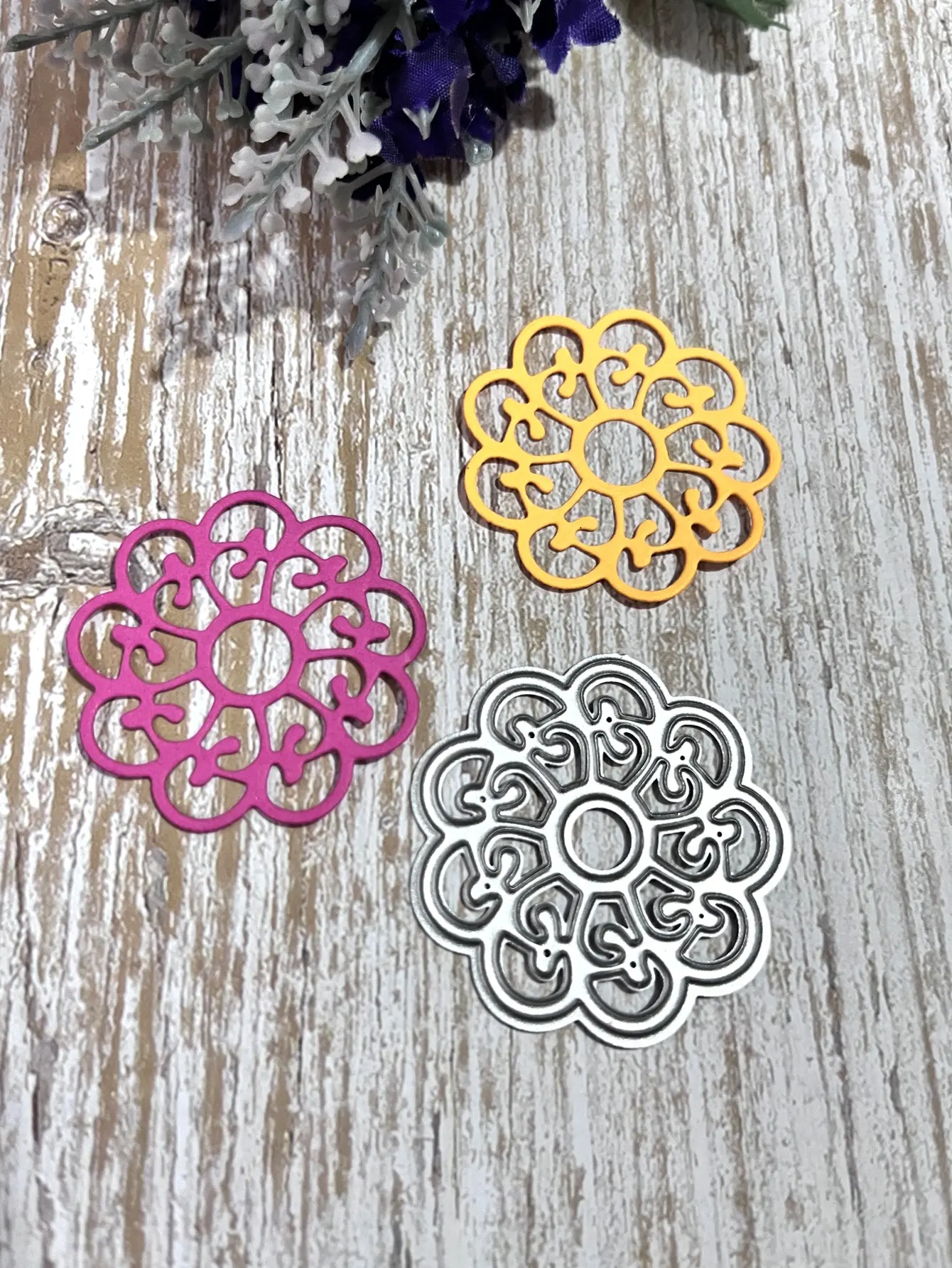 3D Spiral Flower Garland Metal Cutting Dies for DIY Scrapbooking Album Decorative Crafts Embossing Paper Cards Making 2023 New