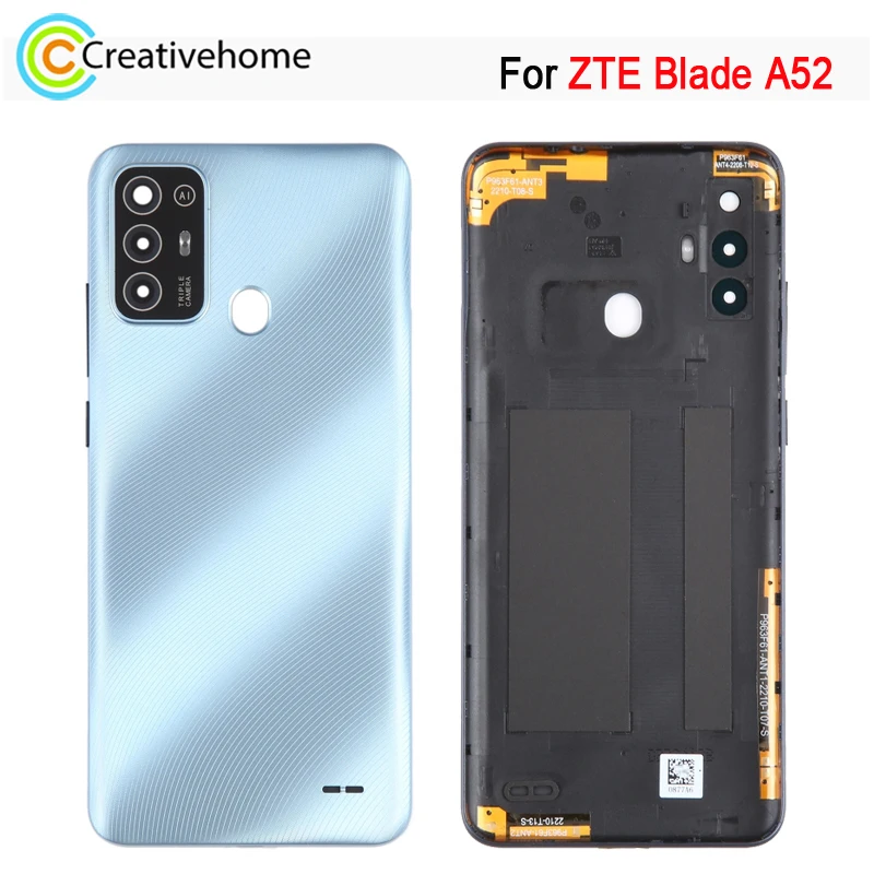 Battery Back Cover For ZTE Blade A52 Phone Rear Cover Repair Replacement Part