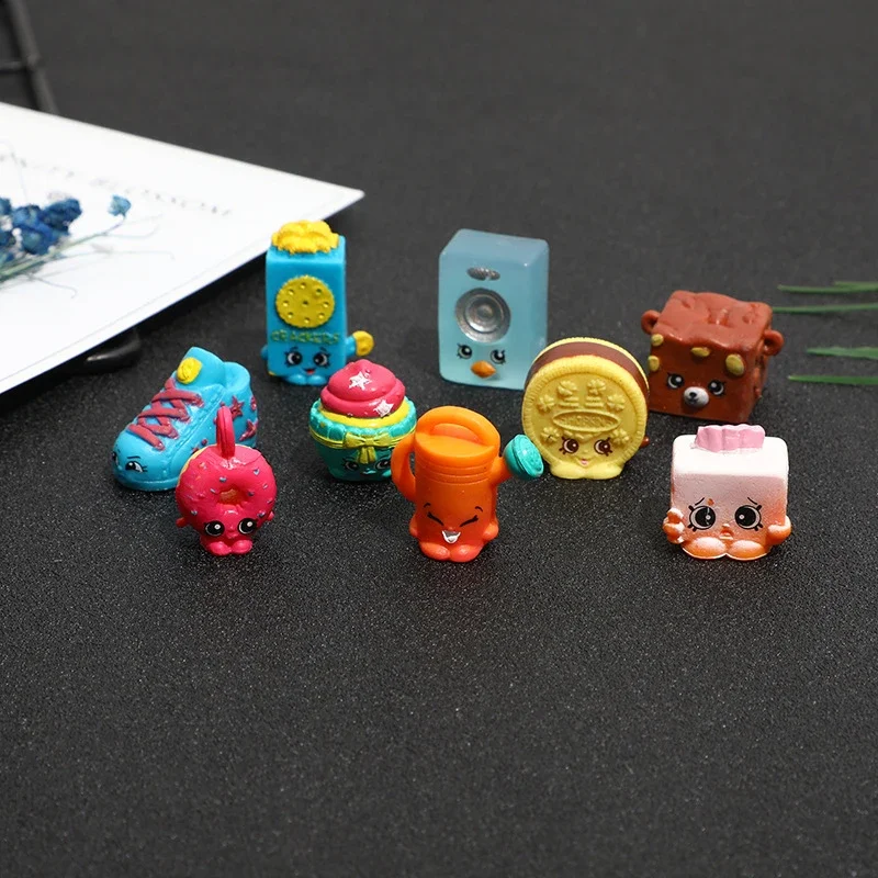 Anime 3D Rare Shop Game Market Gadget Figures Kawaii Cute Fruit Food Furniture Vegetable Model Collectible Toy Gift for Lady