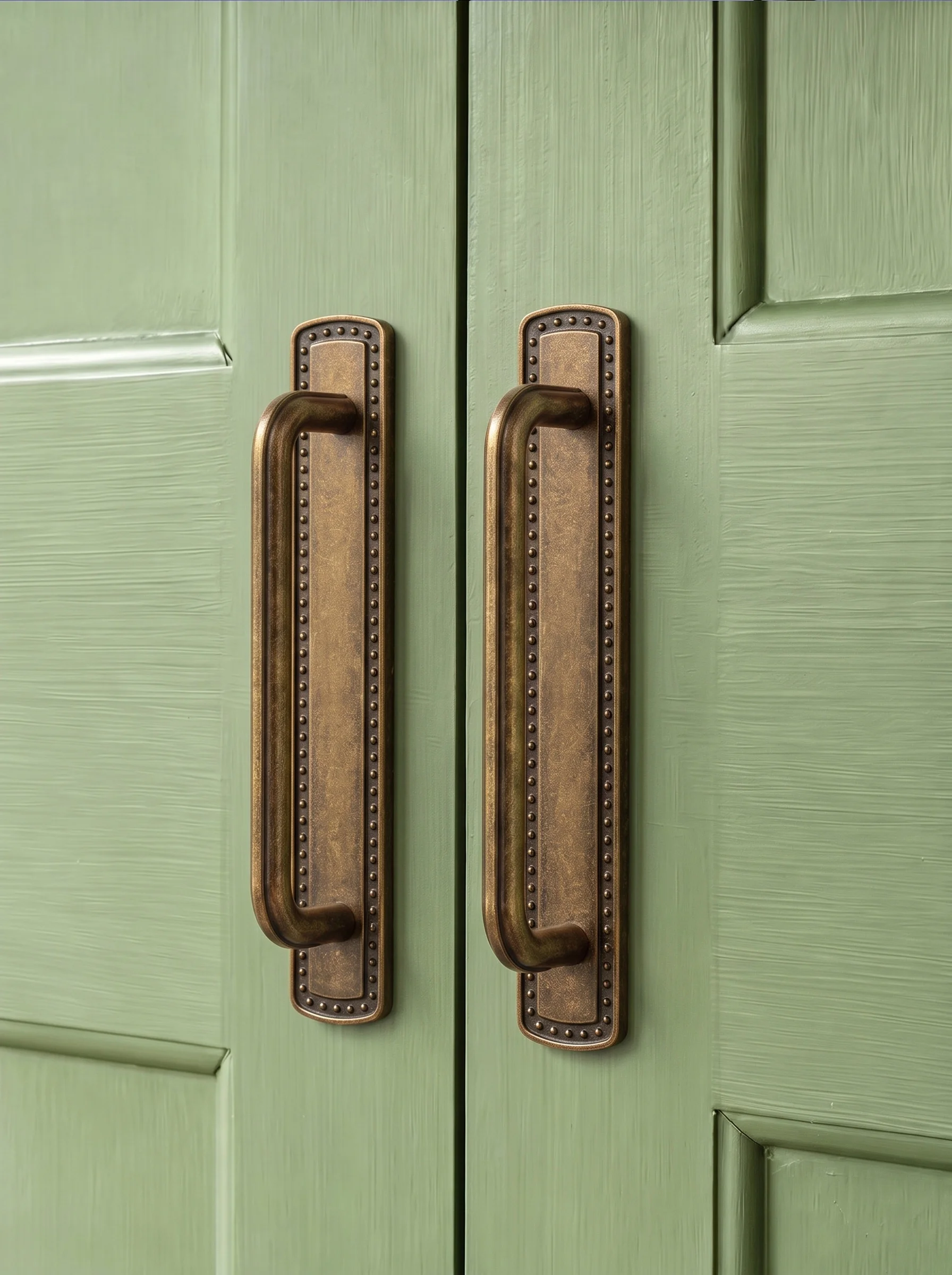 ชุด 2 ชิ้น มือจับตู้แบบโบราณสี - Furniture Hardware With Backplate บทวิจารณ์และราคา