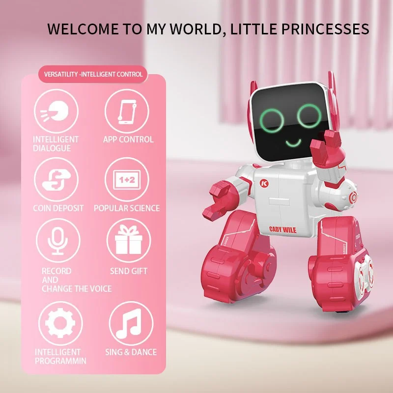 

JJRC Children'S Intelligent Remote Control Robot R4 Singing Dance Programming Story Telling Children Birthday Presents