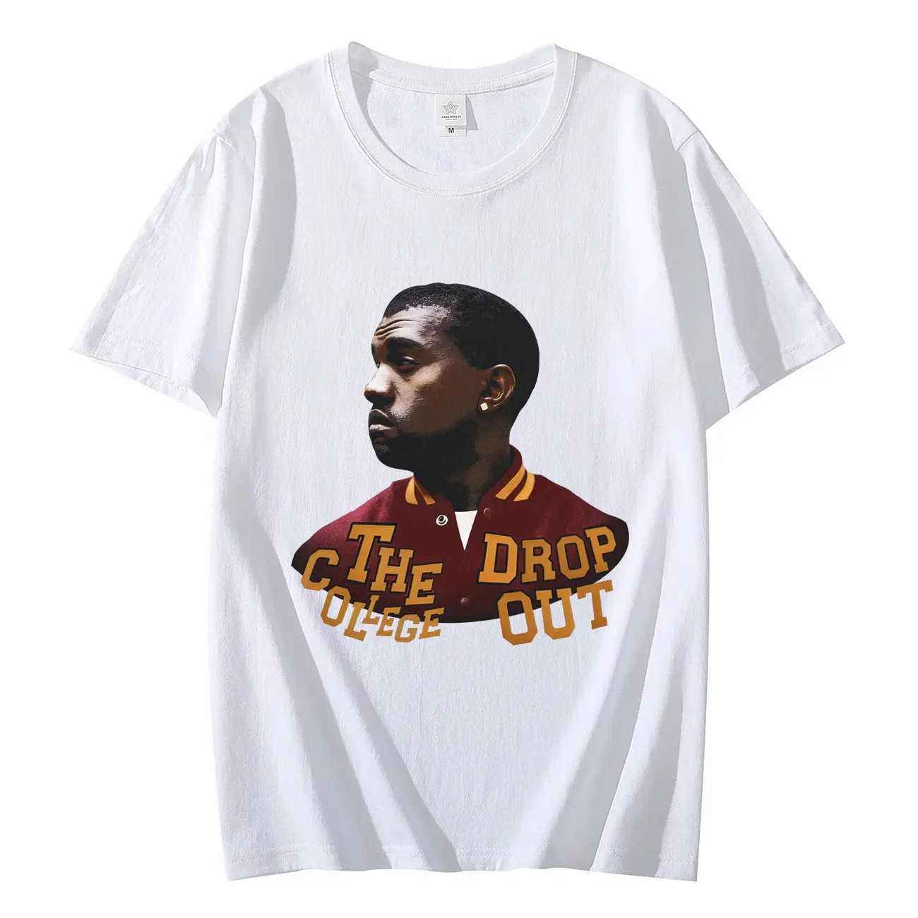 

Hot Rapper Kanye West Graphic T Shirts Men's Trend Hip Hop Vintage Short Sleeve T-shirt High Street Fashion Oversized T-shirts