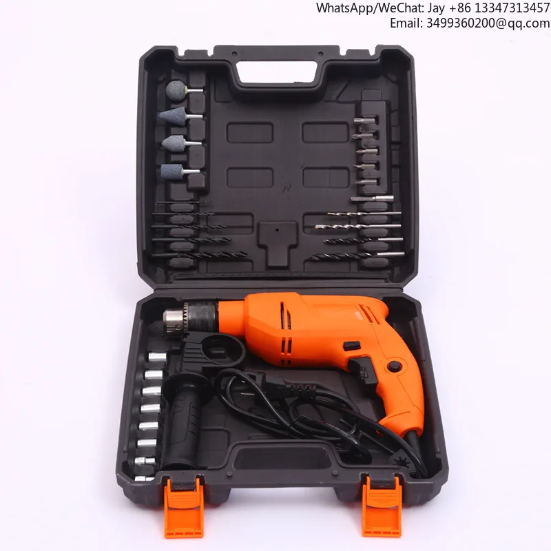 

Набор из 28 предметов: Аккумуляторная ударная дрель-шуруповерт с литиевой батареей, электроинструменты, ручные инструменты