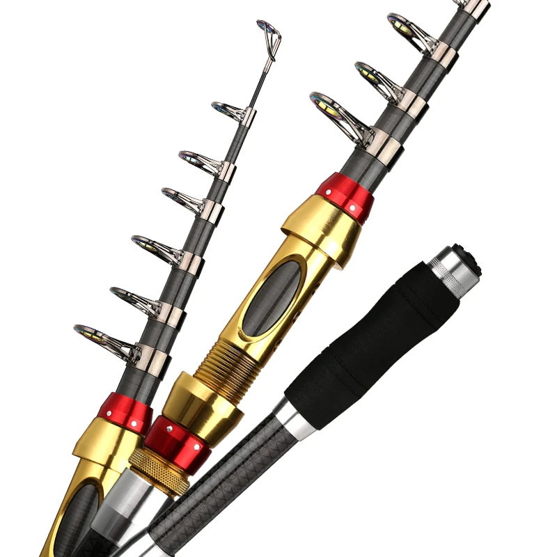 

Fishing Rods Short Sea Fiber Telescopic Fishing Rod 99% Carbon 1.8-3.6M Spinning Telescopic Fishing Tackle Spinning Rod