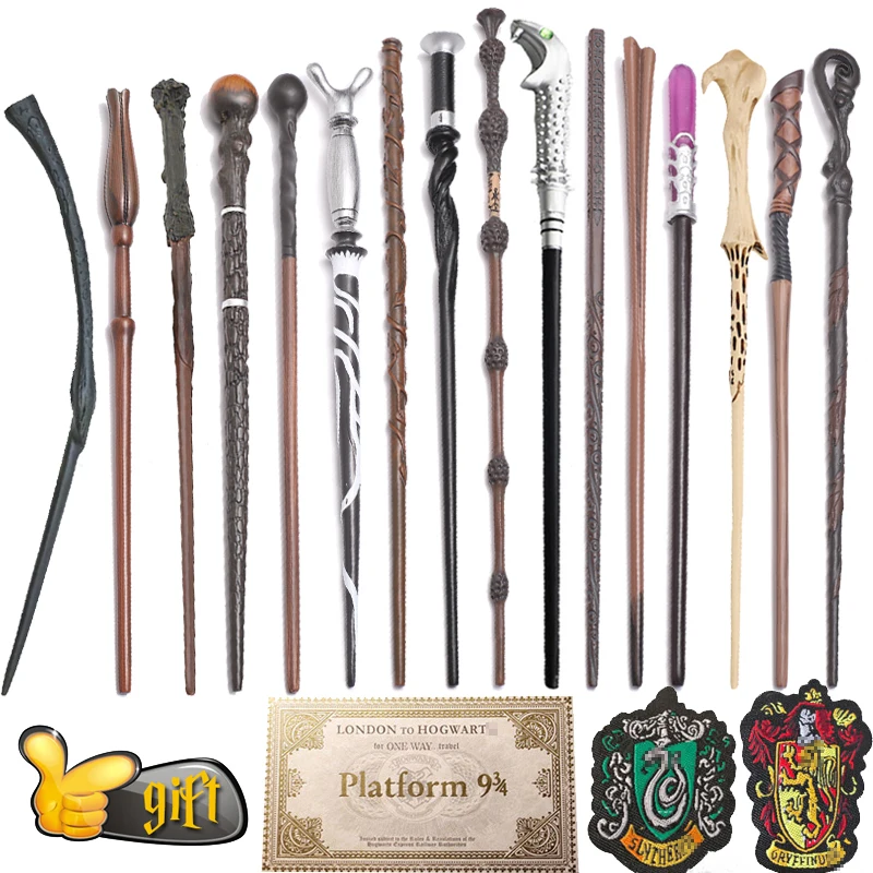 66 Kinds of Cosplay Metal Core Sticks with 1 Ticket and 2 Cloth Badges as Gifts no Box