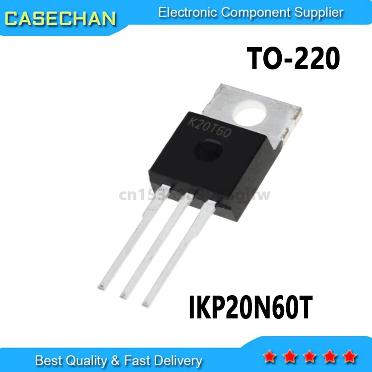 10PCS New and Original K20T60 K20N60 IKP20N60T TO-220 20A 600V