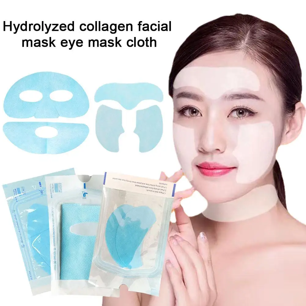 Collageenfilm Papier Oplosbaar Gezichtsmasker Gezicht Huid Wang Smile Anti-Aging Patch Voorhoofd Sticker Verwijderaar Patches Wrink O3a7