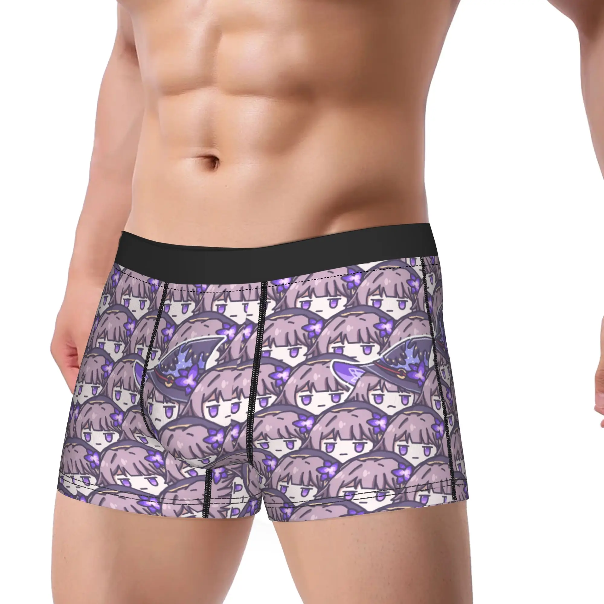 Genshin Impact Game Printed Boxershorts Kaeya Alberich  3D Pouch Underwear High Quality Shorts Briefs Classic Man Panties