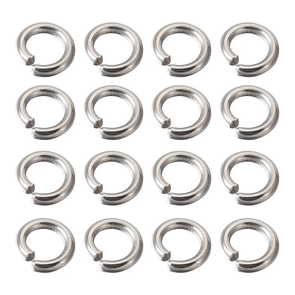 

1000pcs 18 Gauge 304 Stainless Steel Jump Rings Close but Unsoldered Jump Rings 5mm 10mm Jewelry Making Accessories