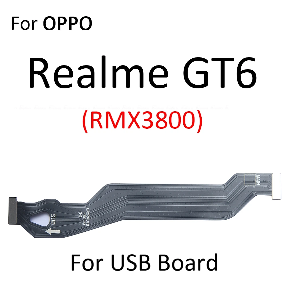 اللوحة الرئيسية اللوحة الأم توصيل LCD الكابلات المرنة ل ممن لهم Realme GT Neo 3T 5 Neo5 SE GT2 GT3 GT5 GT6 ملاحظة 50 5G