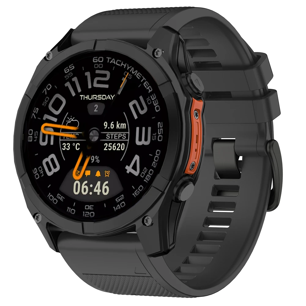 22 26mm Quick Fit Silicone Strap For Garmin Tactix 8 7Pro Descent G2 Fenix 5 5x puls 7 7x 6 6x 8 Pro 51mm 47mm Sports Watchbands view 2