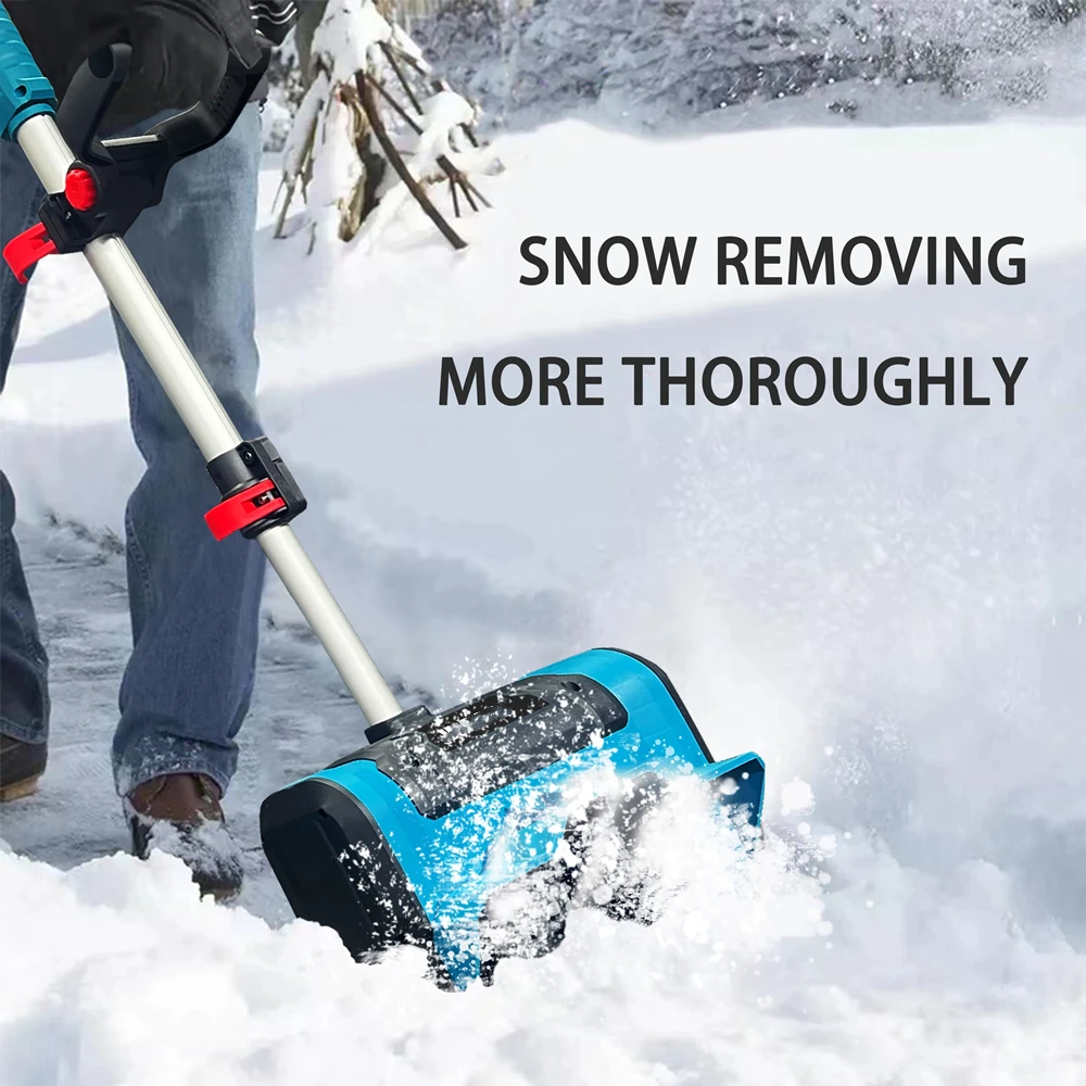 New Winter Cordless Electric Snowplow Lithium Electric Snow Sweeper Cordless Snow Shovel courtyard Street For Makita Battery