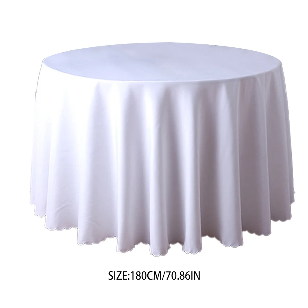 Table Cover Round Desk Protector Tablecloth Wedding Hotel Centerpieces