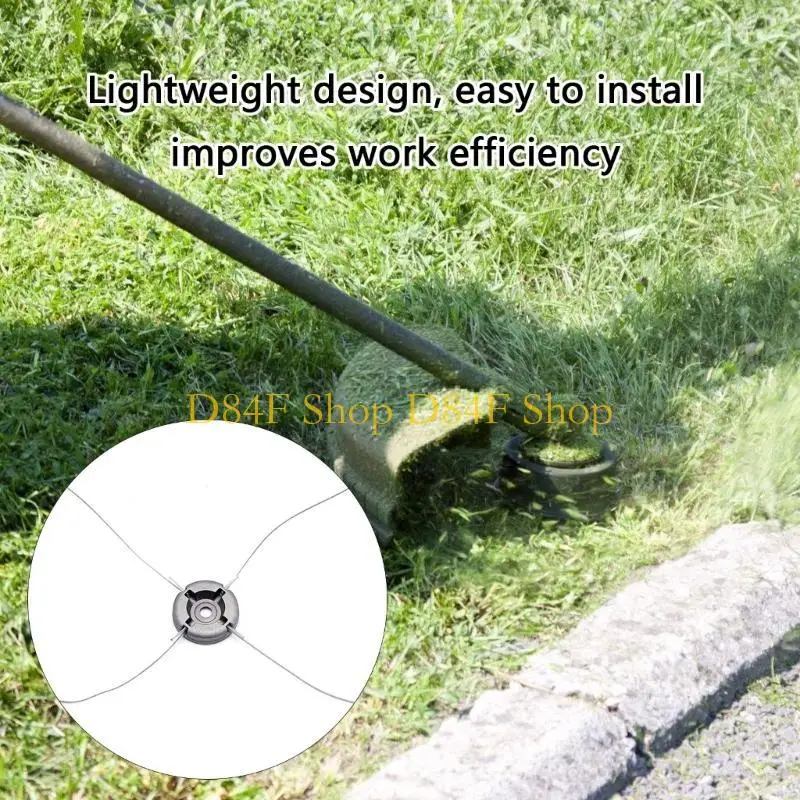 

D84F Weeding Eater Bump Speed Feed Trimmer Head with Trimmer Line Weeding Eater String Trimmer Head for Grass Trimmer
