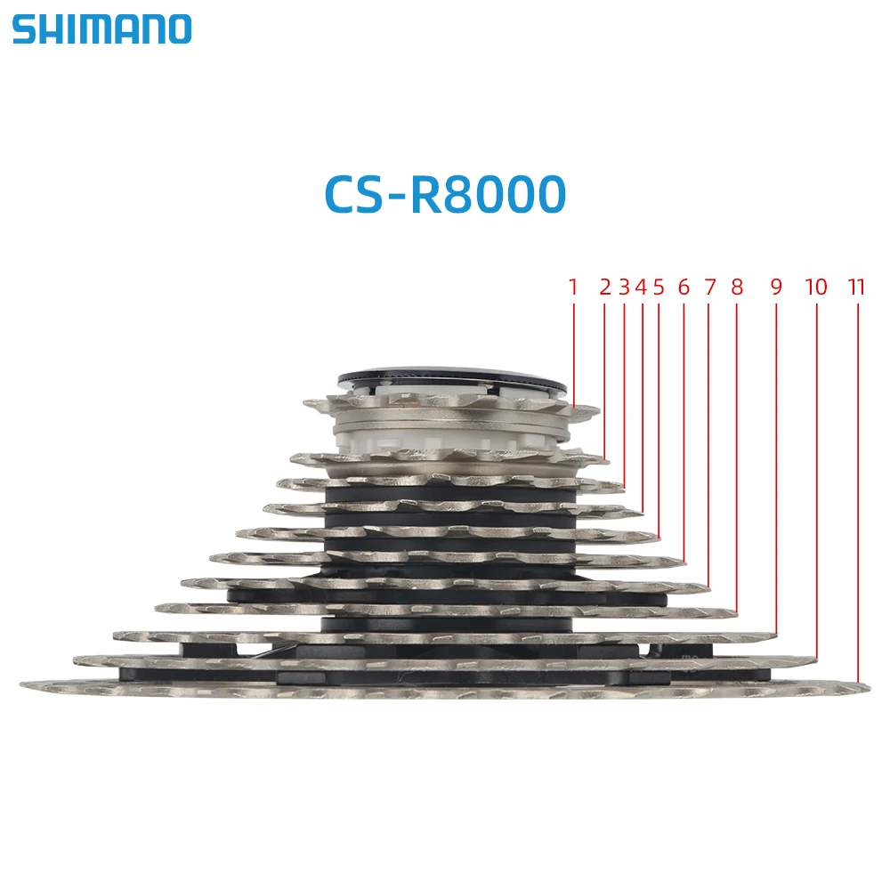 SHIMANO Ultegra CS R8000 R7000 Road Bike Freewheel 11Speed 12-25T 11-28T 11-30T 11-32T HG700 11-34T Original Cassette Sprocket