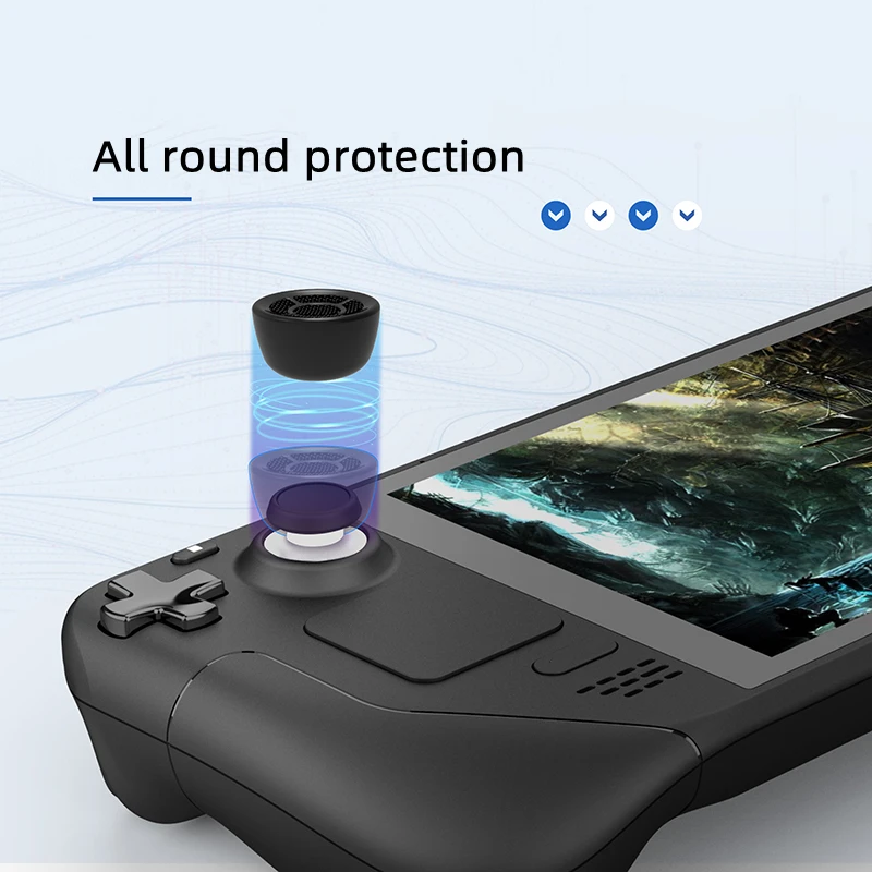 

Suitable for Steam Deck game console rocker protective cap, anti-skid and sweat resistant tactile lifting protective cap