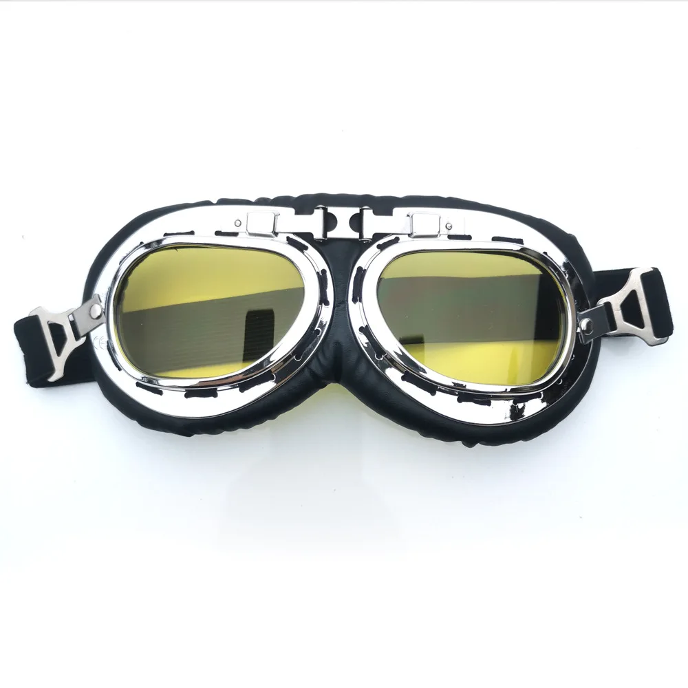 1pc Vintage Helm brille Motorrad brille Fahrrad Motor cross Pilot brille