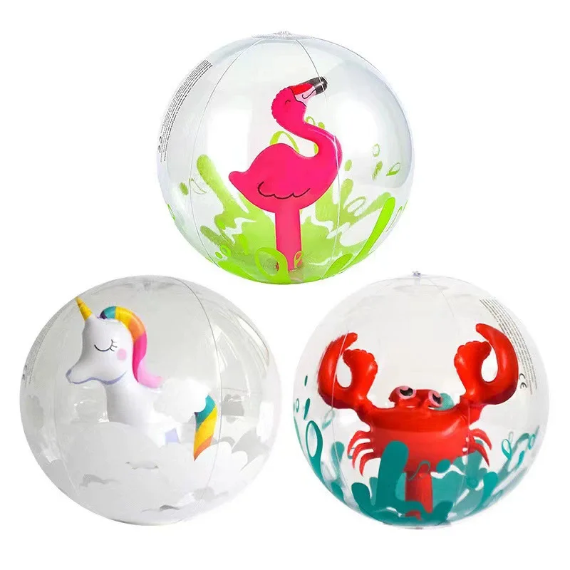 Swimming Pool Toys Unicorn Flamingo Inflatable Toys Beach Ball Float Swimming Ring Summer Water Pool Party Accessories