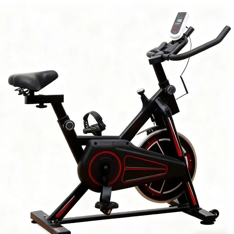 Home Gym Indoor Cycling Bike with Steel Frame Wool Felt Resistance System for Smooth and Quiet Rides