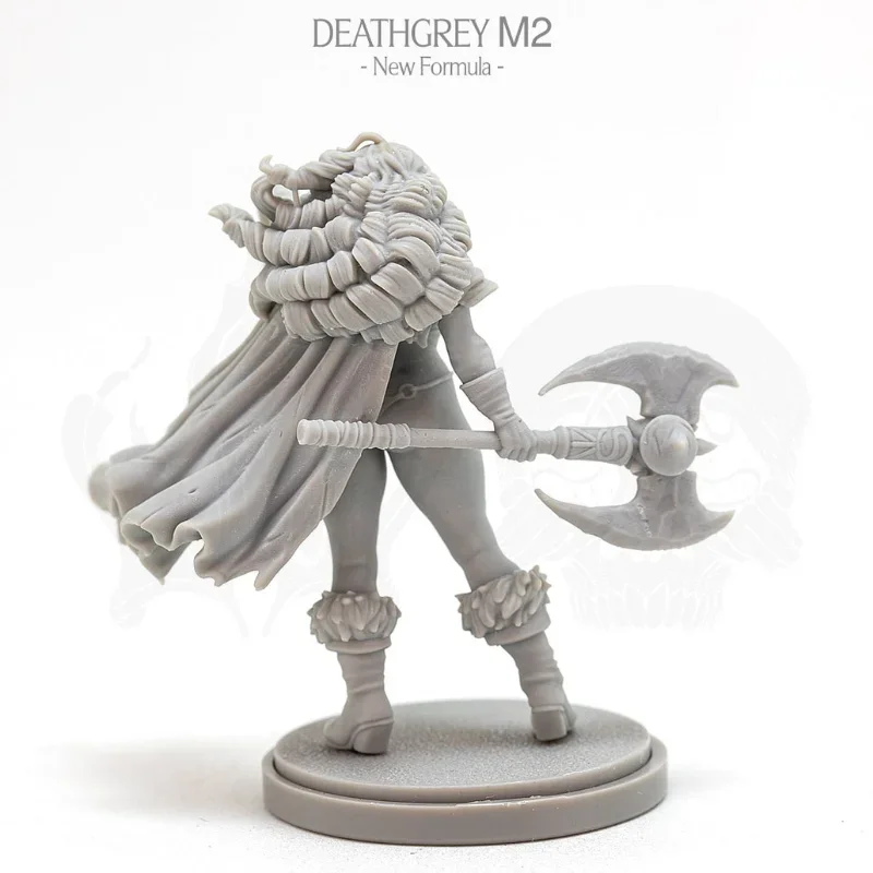 30mm Base Scale Battle Chess Resin Figure Quality Model Kit Barbarian Luxi Unassembled and Unpainted Free Shipping