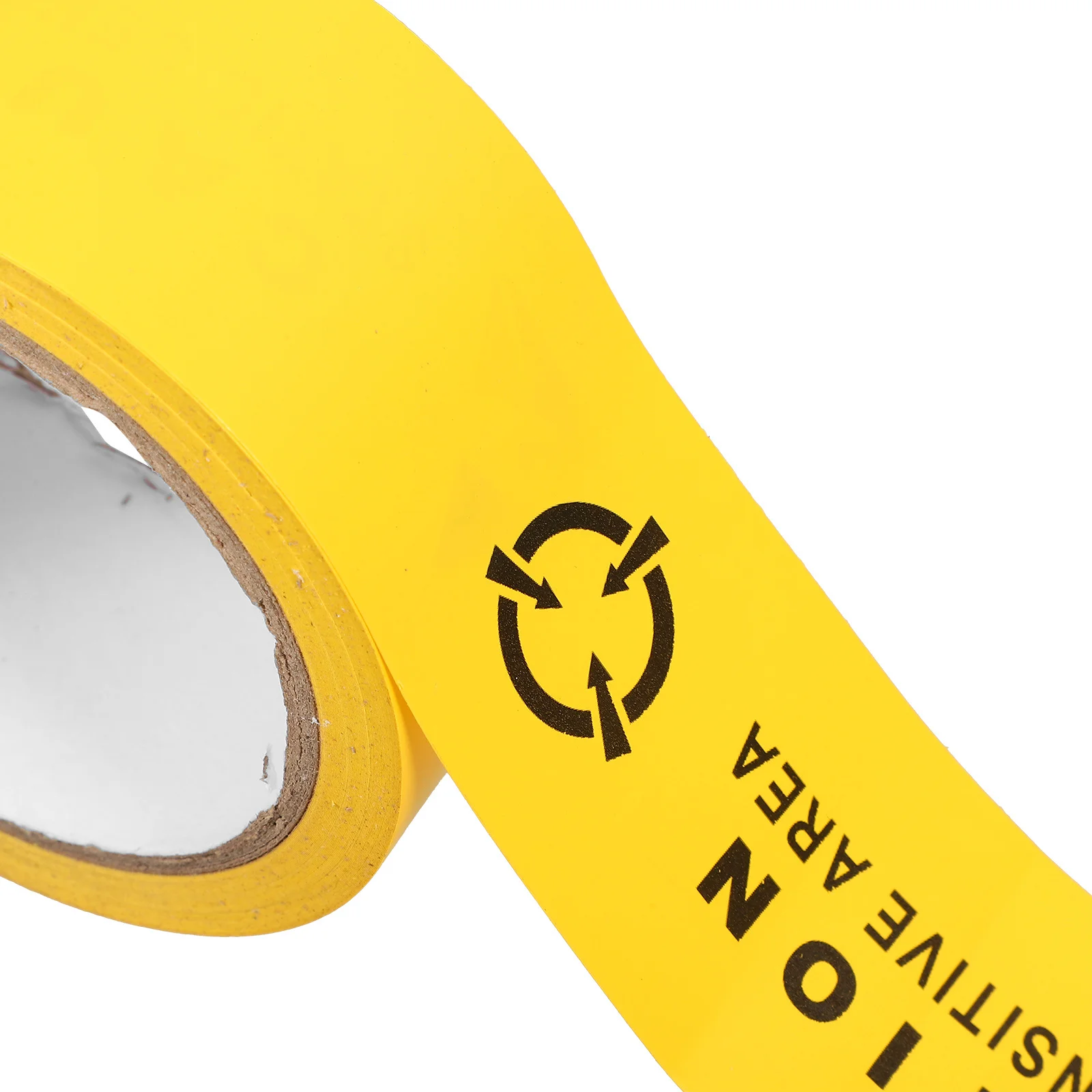 Anti-Static Warning Tape Yellow Floor Marking Tape Roll for Construction Safety Caution Signs Security Warning Labels