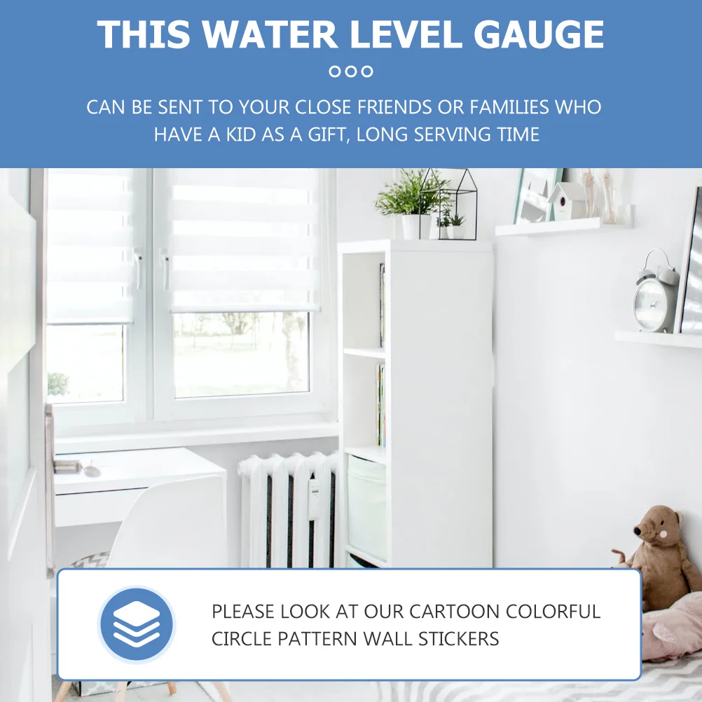 

Kindergarten Indoor Circle Wall Decals Colorful Lovely PVC Sticker Decorative Adhesive for Kids Room Bedroom Wall Ornament