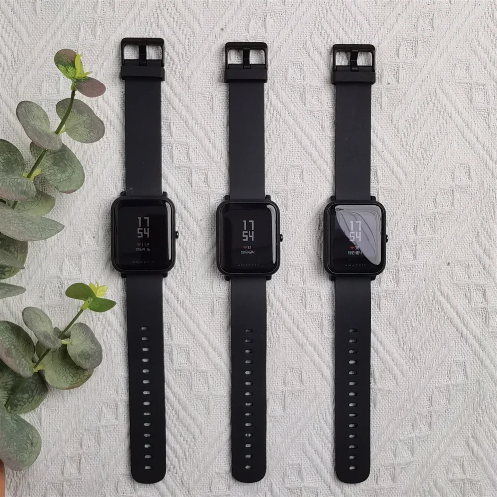 Exhibit-reloj inteligente Amazfit Bip Lite, accesorio de pulsera deportivo resistente al agua IP68 con Bluetooth, control del ritmo cardíaco, sin