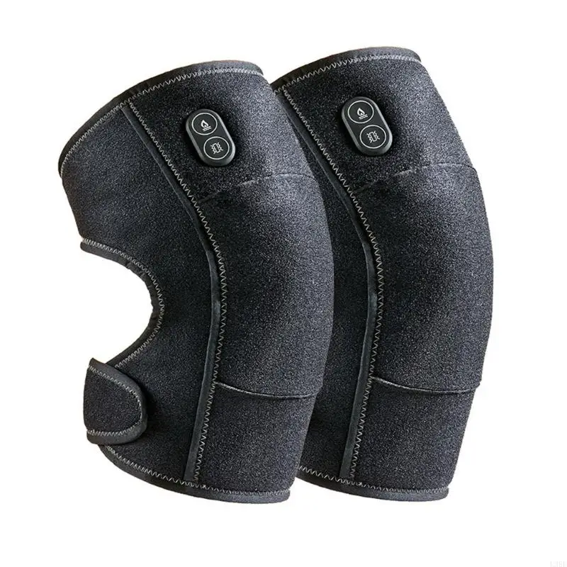 

L38E 1Pair Two Function Knee Therapy Devices Combining Heat and Vibrations Massage for Comprehensive Care