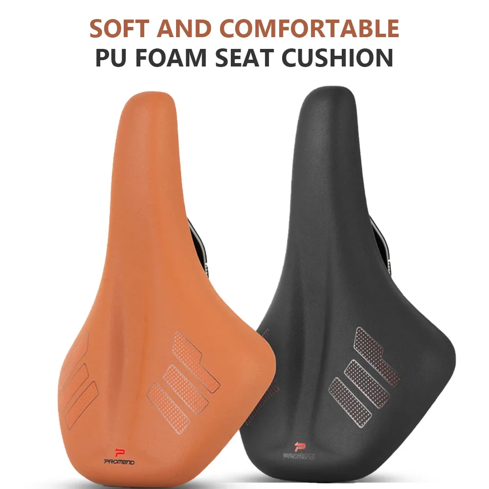 

Premium PU Foam Bike Seat Cushion Extra Wide Thickened Breathable Anti-Skid Cover for Long Rides