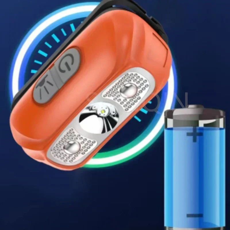 Intelligent Induction Usb Charging Induction Headlight Led Head-Mounted Strong Light Night Running Outdoor Headlight