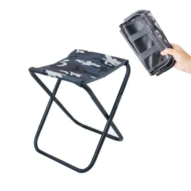 Outdoor Folding Stool Aluminum Alloy Fishing Chair Barbecue Stool Folding Chair Portable Camping Chair Outdoor Chair