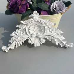 PU Polyurethane Material Corner Flower Living Room Sofa TV Background Wall Ceiling Decorative Flower Carved Flower