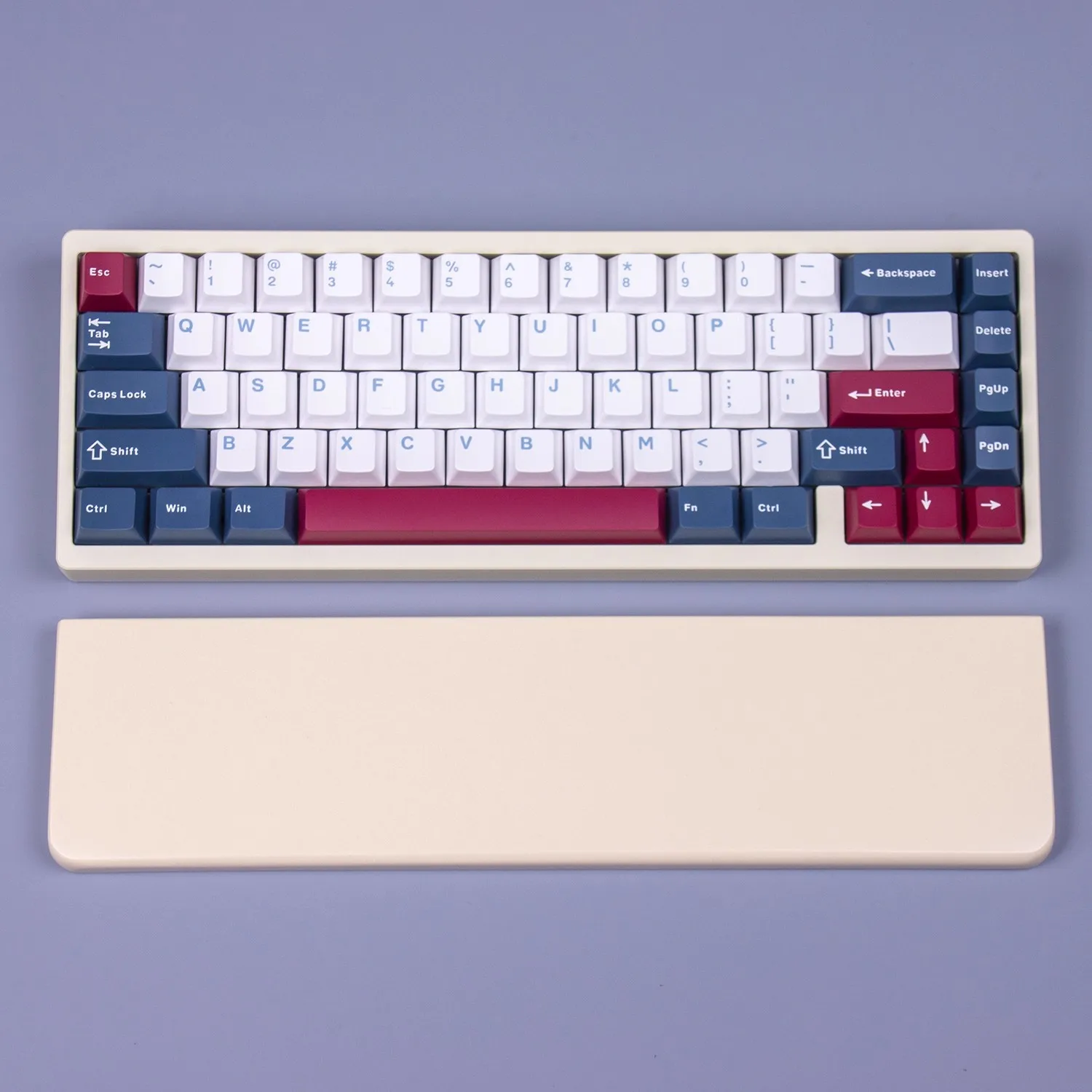 MiFuny Marble Keyboard Hand Rest Custom Wrist Pad Ergonomic Keyboard Pad Suitable for 68/75 Keys Mechanical Keyboards Gifts