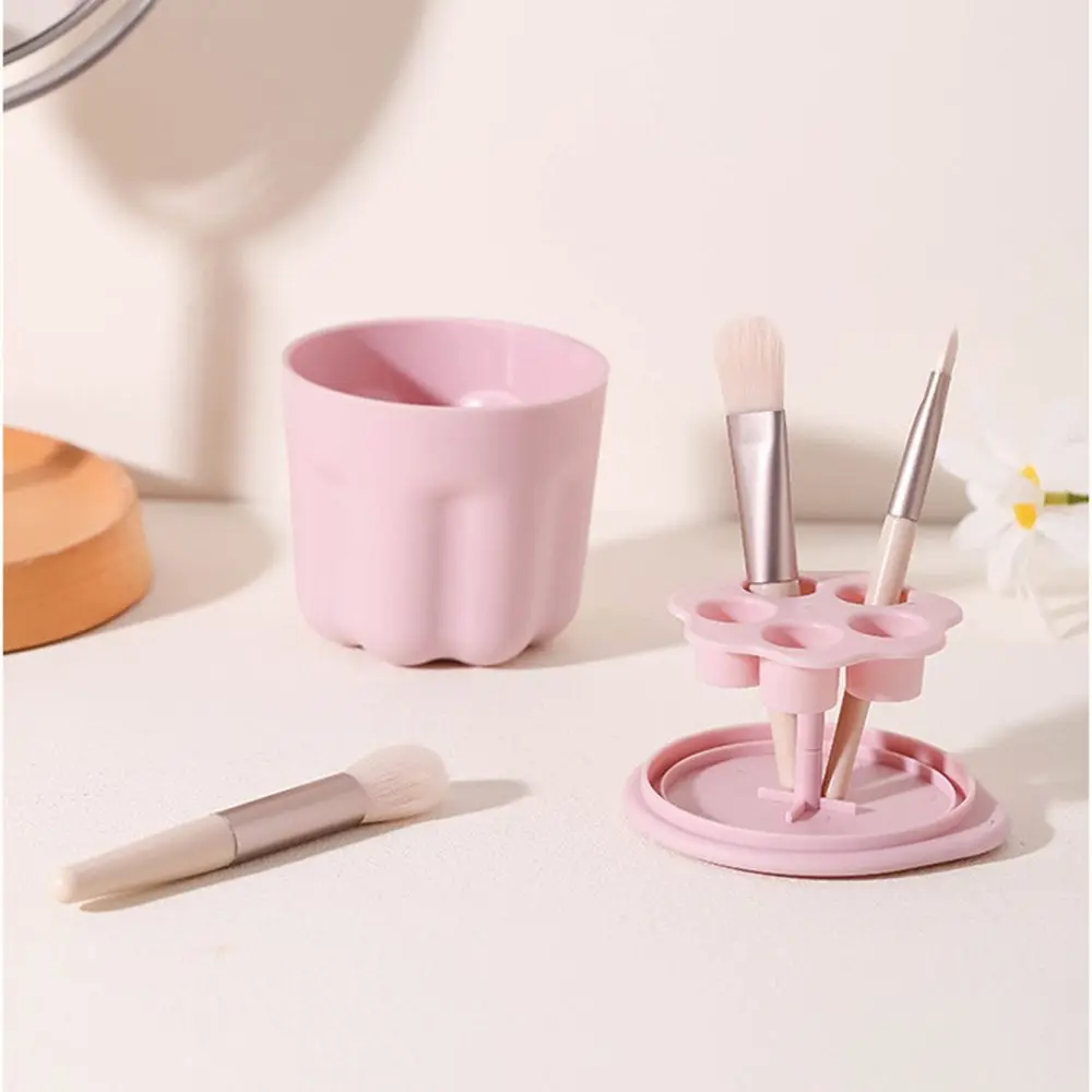 Estante para esponjas de limpieza en polvo, caja de esponja, tablero de fregado, almohadilla de lavado, tazón, cepillo cosmético, herramienta de limpieza, cubo limpiador de brochas de maquillaje