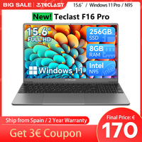 【New】Teclast F16Pro 15.6 Inch Laptop, 12Gb+256Gb/16Gb+ 512Gb, for Intel N95 Cpu, 1920X1080, Backlit Keyboard, Mini-Hdmi