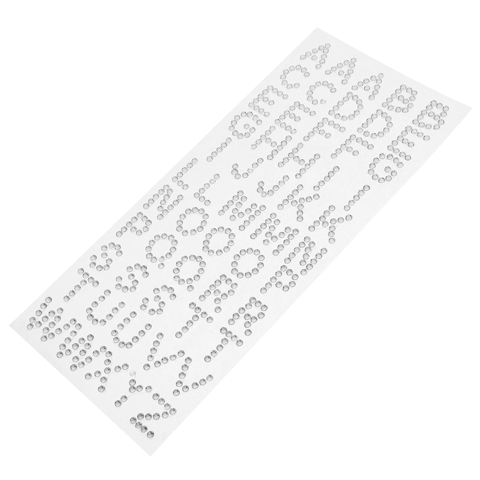 

1 Sheet Diamond Alphabet Stickers Self Adhesive Glitter Rhinestone Letters For Graduation Cap Crafts Journals Scrapbooks Card