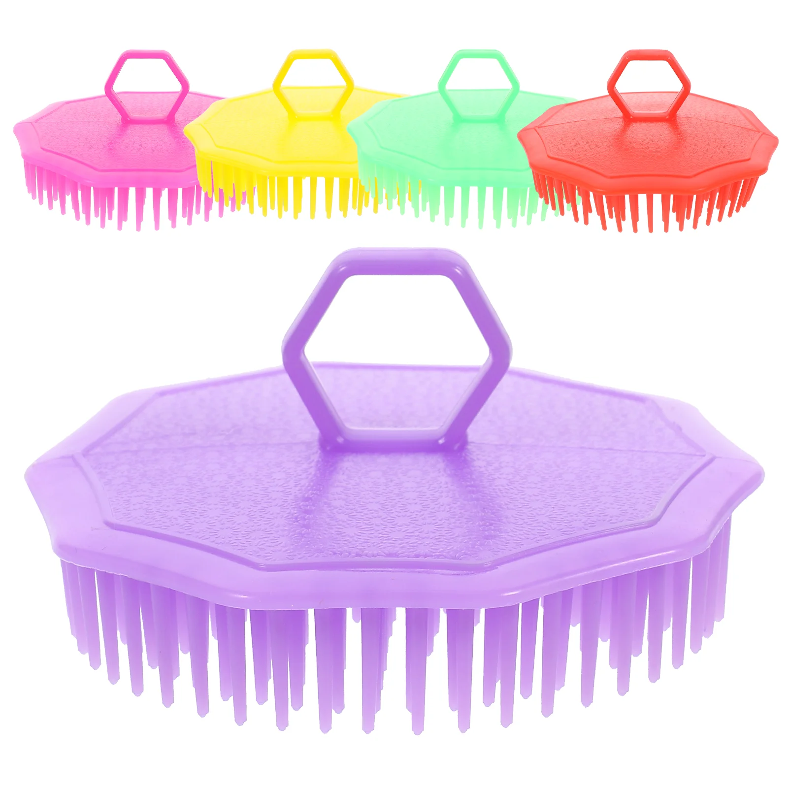 

5 PCS Anti Dandruff Shampoo Massage Comb for Hair Scalp Brush Miss