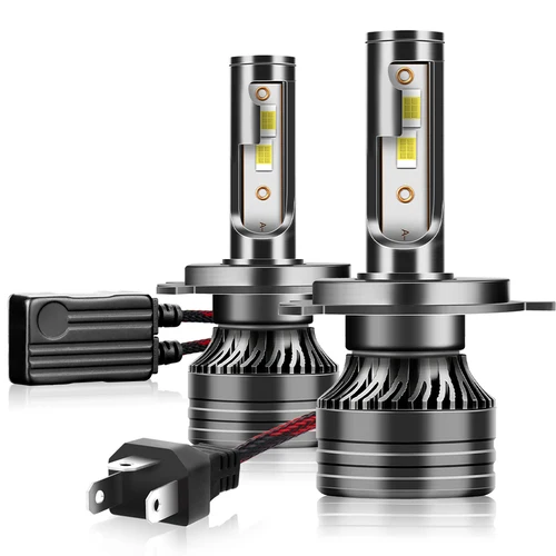 Imagen 1 del producto Bombillas de faros LED H4 Canbus 20000LM haz alto/bajo 150W faros automáticos DC12V 6000K bombillas LED blancas