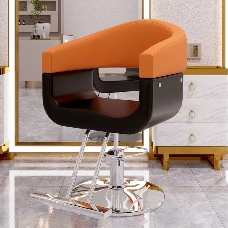 

Salon Hydraulic Chair Pump Barber Luxury Professional Scissors Beauty Hairdressing Tilted Braiding Hair Swivel Sofa Makeup Offer