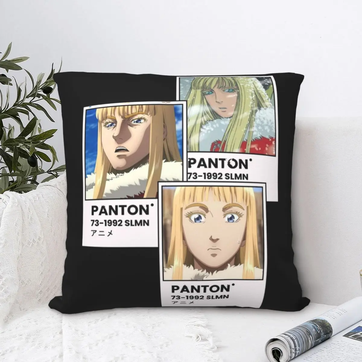 Canute Vinland Saga Vinrando Saga Panto Square Pillowcase Polyester Pillow Cover Velvet Cushion Decorative Comfort Throw Pillow