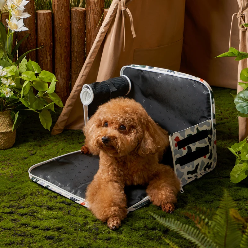 [Pets Series] MAH2023 New Camouflage Pet Outing Portable Handbag Large Capacity Breathable Dog Bag