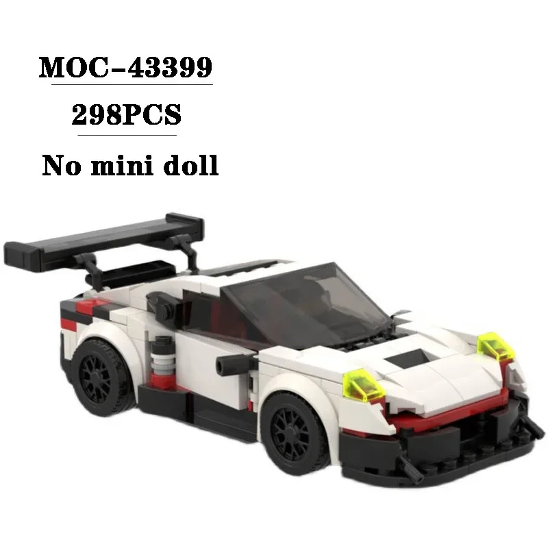 

New MOC-43399 Assembly Toy Model Gift Set with Building Block Car Creative 298PCS Boys' Puzzle Birthday Christmas Toy Gift