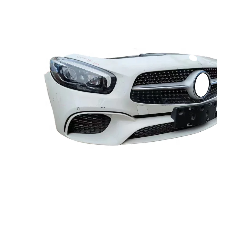 

Used High Quality Front Bumper Assembly for SL AMG W231 Bolt-On Installation Includes Radiator Headlights Hood