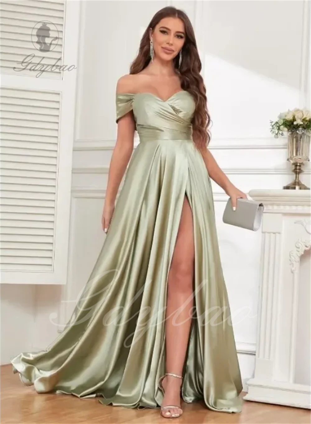 Sweetheart Spaghetti Strap Simple Special Occasion A-Line Evening Dress Bridesmaid Dresses Prom Gowns for Party