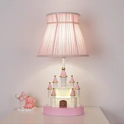 SANDYHA Cartoon Castle Fairy Tale Princess Table Lamp LED Creative Warm Desk Lights Indoor Bedroom Bedside Children's Room Decor