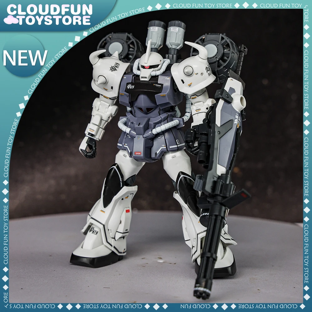 Star Hg 1/144 Ms-07b-3 Gouf With Fly Bag White Color Custom B3 Assembly Model Kit Action Figure Customized Plastic Model Gifts