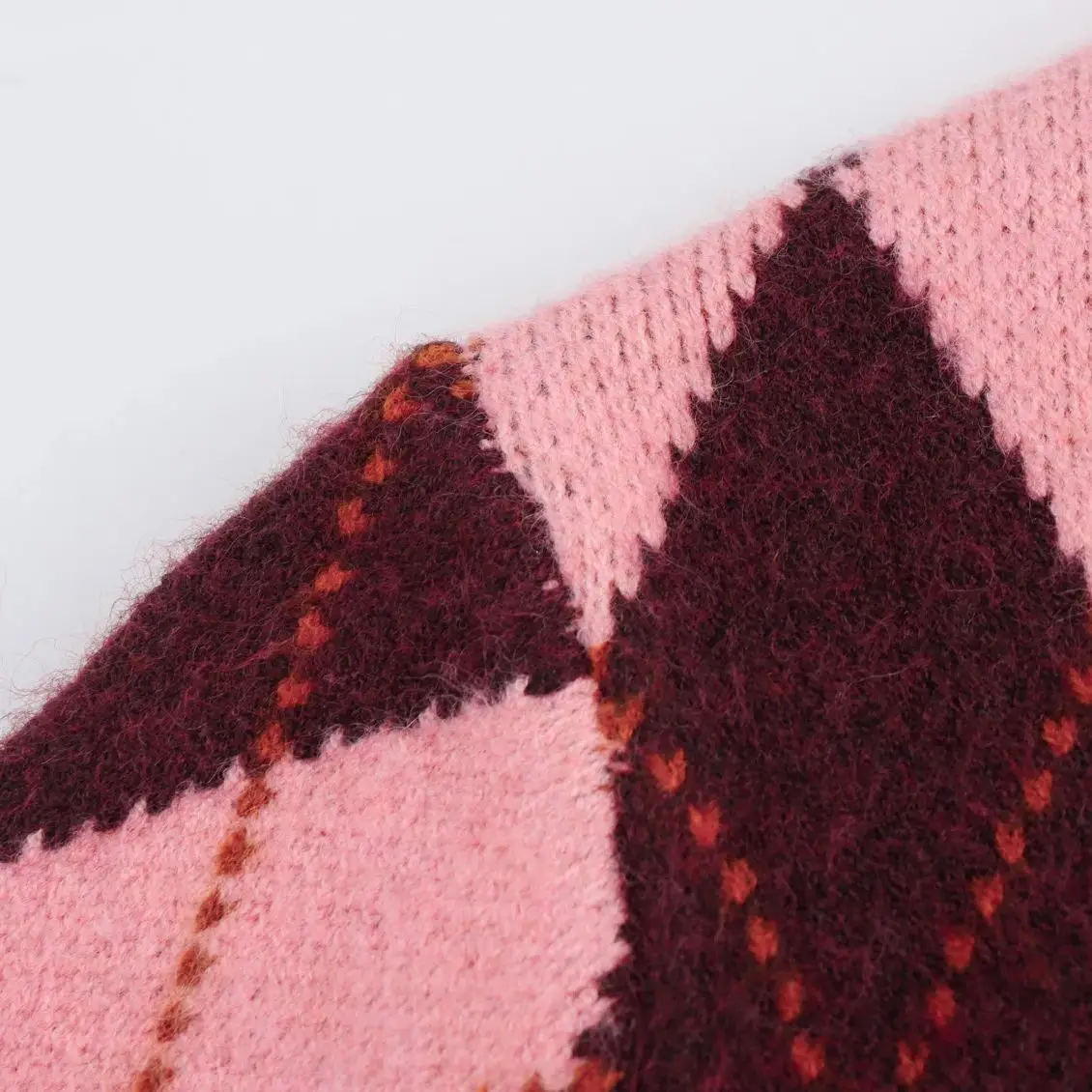 سترة نسائية من قماش الجاكار من Argyle سترة محبوكة أنيقة غير رسمية للنساء سترة أنيقة بأكمام طويلة معطف تريكو 5755011